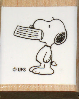 Snoopy Begging Rubber Stamp (New Remounted) - snoopn4pnuts.com