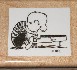Schroeder Rubber Stamp (New Remounted)