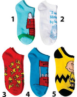 Peanuts No Show Socks - ON SALE!