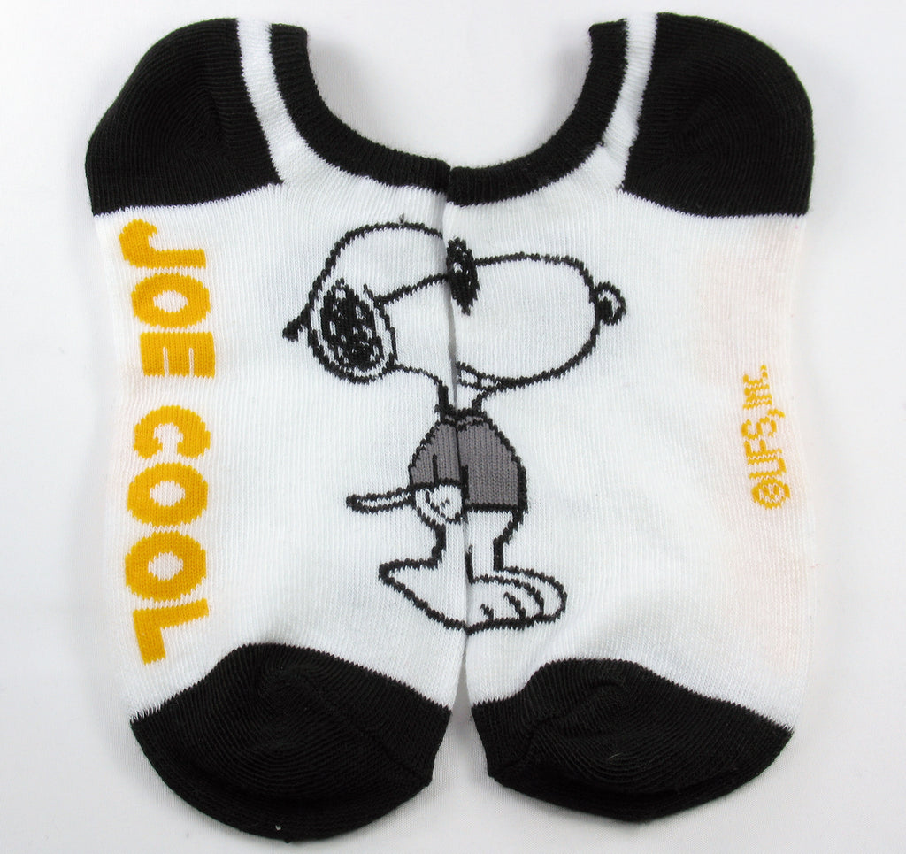 Snoopy Joe Cool Matching No Show Socks