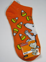 Snoopy Matching No Show Halloween Socks