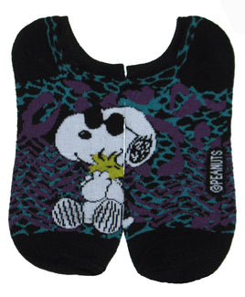 Snoopy Joe Cool Hugs Woodstock No Show Matched Socks