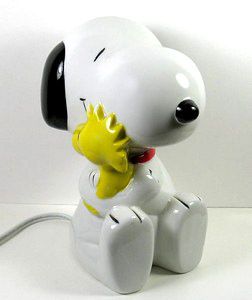 Snoopy Vintage Porcelain Night Light - snoopn4pnuts.com
