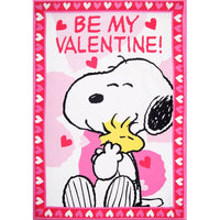 Peanuts Double - Sided Flag - Be My Valentine! - snoopn4pnuts.com