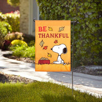 NON - VINTAGE FLAG - BE THANKFUL - snoopn4pnuts.com