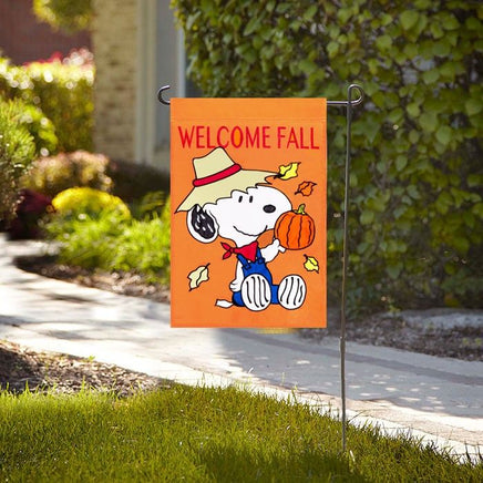 NON - VINTAGE FLAG - WELCOME FALL - snoopn4pnuts.com