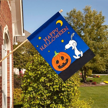 NON - VINTAGE FLAG - HAPPY HALLOWEEN - snoopn4pnuts.com