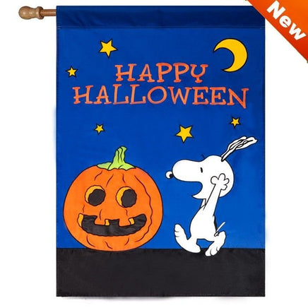 NON - VINTAGE FLAG - HAPPY HALLOWEEN - snoopn4pnuts.com