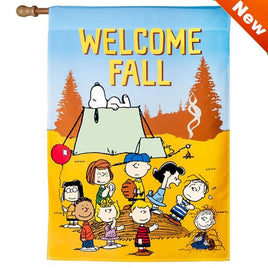 NON - VINTAGE FLAG - WELCOME FALL - snoopn4pnuts.com