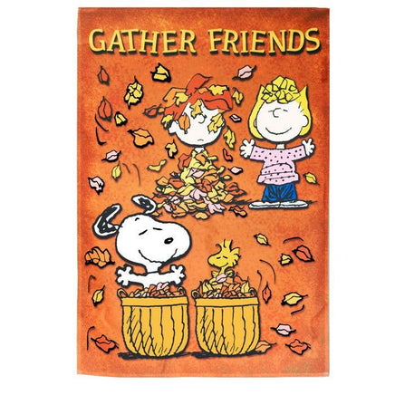 NON - VINTAGE FLAG - GATHER FRIENDS - snoopn4pnuts.com