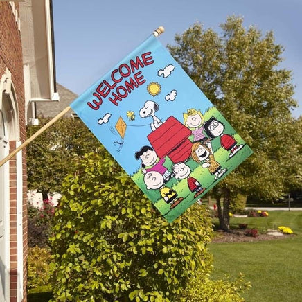 NON - VINTAGE FLAG - WELCOME HOME - snoopn4pnuts.com