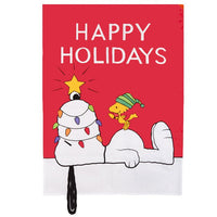 NON - VINTAGE FLAG - HAPPY HOLIDAYS - snoopn4pnuts.com