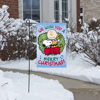 NON - VINTAGE FLAG - WISH YOU A MERRY CHRISTMAS! - snoopn4pnuts.com