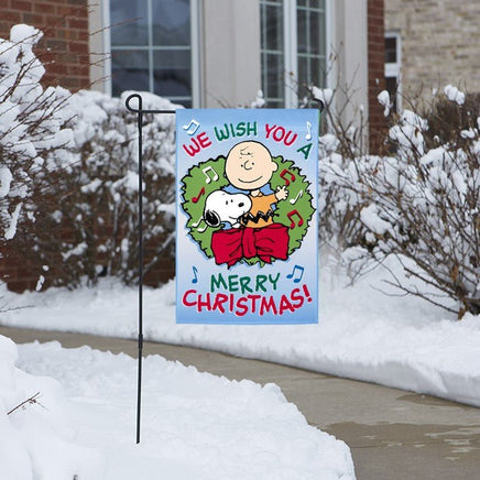 NON - VINTAGE FLAG - WISH YOU A MERRY CHRISTMAS! - snoopn4pnuts.com