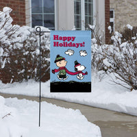 NON - VINTAGE FLAG - HAPPY HOLIDAYS - snoopn4pnuts.com