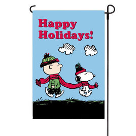 NON - VINTAGE FLAG - HAPPY HOLIDAYS - snoopn4pnuts.com
