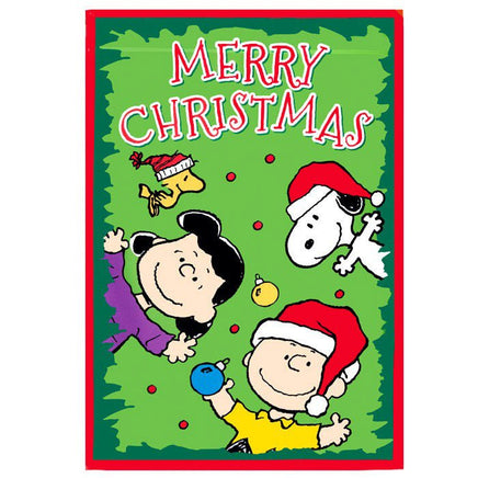 NON - VINTAGE FLAG - MERRY CHRISTMAS - snoopn4pnuts.com