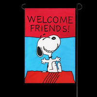 NON - VINTAGE FLAG - WELCOME FRIENDS - ON SALE! - snoopn4pnuts.com
