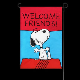 NON - VINTAGE FLAG - WELCOME FRIENDS - ON SALE! - snoopn4pnuts.com