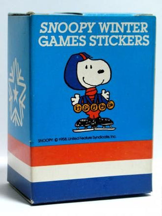 Snoopy Winter Olympics Sticker Box