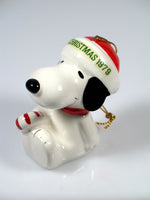 1979 Snoopy Santa Christmas Ornament