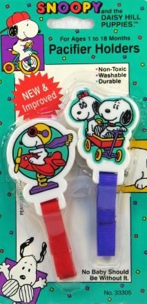 Daisy Hill Puppies Pacifier Holder Set