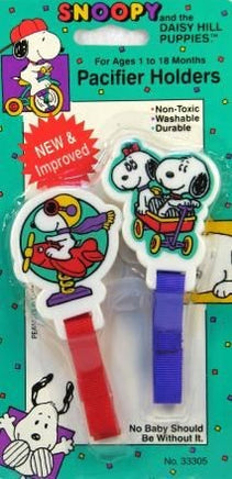 Daisy Hill Puppies Pacifier Holder Set