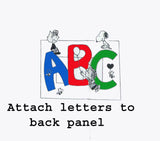Peanuts ABC's Wall Hanging Panels / Pattern