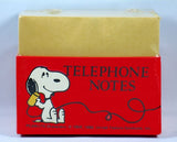 Snoopy "Telephone Notes" Block Of Paper