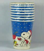 Snoopy Vintage Christmas Cups