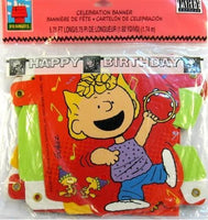 Peanuts Gang Vintage Birthday Party Banner