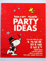 Snoopy Magic Party Ideas Booklet (New But Near Mint)