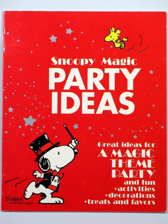 Snoopy Magic Party Ideas Booklet (New But Near Mint) - snoopn4pnuts.com