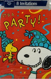 Snoopy and Woodstock Vintage Party Invitations