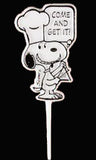 Snoopy Chef Vintage Reusable Party Picks - Come And Get It!