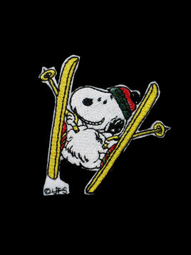 Snoopy Skier Patch