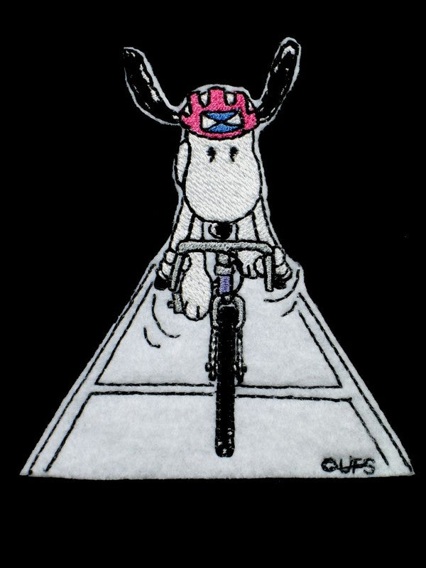 SNOOPY RIDES BICYCLE PATCH
