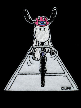 Snoopy Rides Bicycle Patch