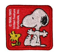 SNOOPY IRON-ON EMBROIDERED PATCH