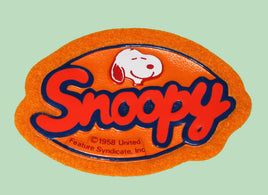 PEANUTS FELT AND VINYL SEW - ON CLOTH PATCH - SNOOPY - snoopn4pnuts.com