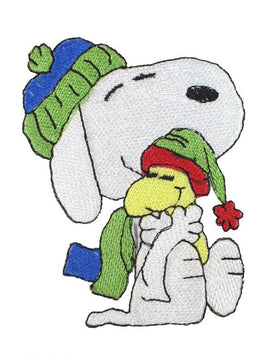 Snoopy And Woodstock Hug Patch