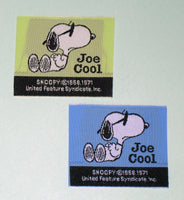 Snoopy JOE COOL SEW-ON CLOTH PATCH SET