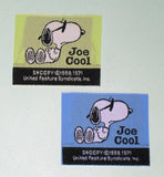 Snoopy JOE COOL SEW-ON CLOTH PATCH SET