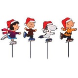 Peanuts Gang Lighted Pathway Markers - Skaters