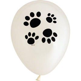 Snoopy Beagle Paw Prints Latex Balloon   (Air Fill/Not Helium)