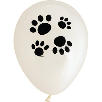Snoopy Beagle Paw Prints Latex Balloon   (Air Fill/Not Helium)