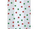 Paw Prints Cello Treat Bags - Holiday Colors