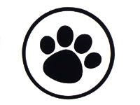 Paw Print Clear Seals