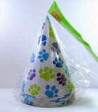 Paw Prints Party Hats