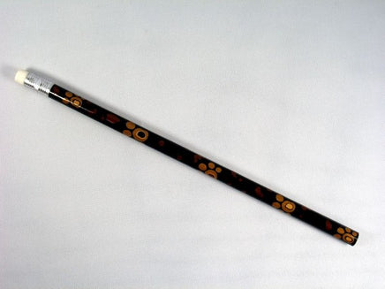 Paw Prints Pencil - Black